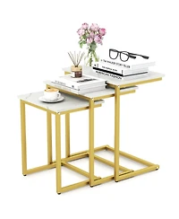 Slickblue 3 Piece Coffee Table Set with End Tables