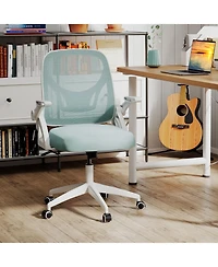 Sugift Ergonomic Computer Desk Chair with Lumbar Support and Arms