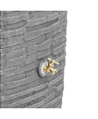 Good Ideas Impressions Riverwalk 50 Gal Rain Saver with Spigots