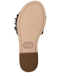 Frye and Co. Women's Bucky Flower Slide Sandals