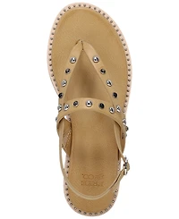 Frye and Co. Women's Bucky Studded Thong Round Toe Sandals