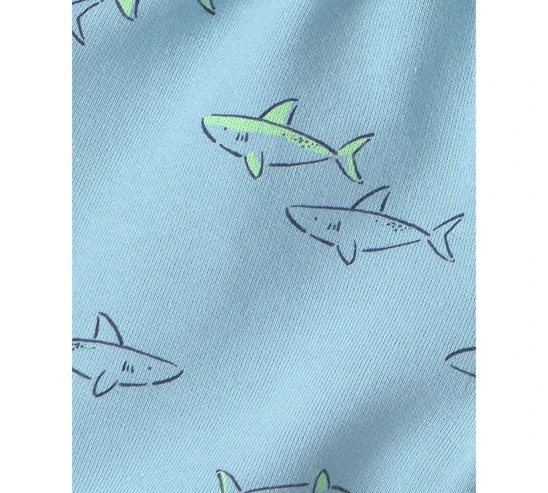 Carter's Baby Boys' Shark Top and Shorts, 2-Piece Set