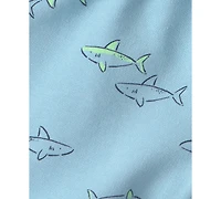 Carter's Baby Boys' Shark Top and Shorts, 2-Piece Set