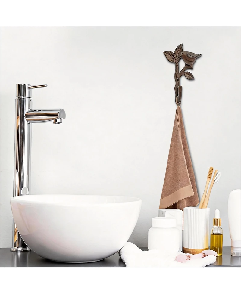 Yigii Rustic Cast Iron Wall Hook for Coats and Hats