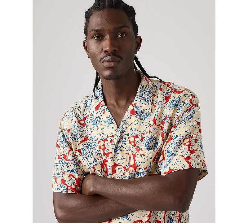 Levi's Men's Relaxed-Fit Camp Collar Shirt