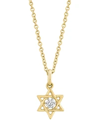 Effy Collection Diamond Accent (0.03 ct. t.w.) Necklace in 14k Yellow Gold