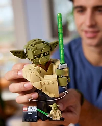Lego Star Wars: Attack of the Clones Yoda Bust 75438 Building Set, 399 Pieces