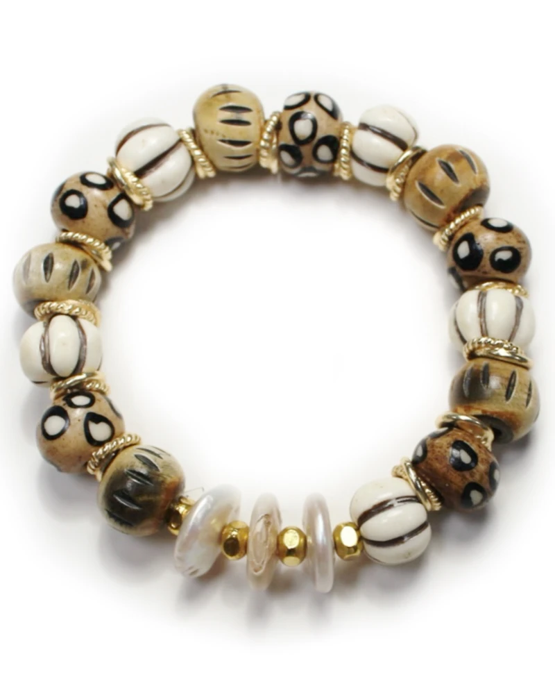 Michael Gabriel Designs Horn Wood Bracelets
