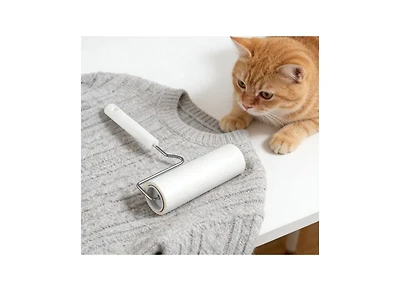 Zeus & Ruta Sticky Lint Roller 3 Pack Extra Large Pet Hair Remover 270 Sheets Strong Sticky Cat Dog Hair Roller