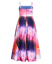 City Chic Women's Rosalee Sleeveless Print Maxi Dress