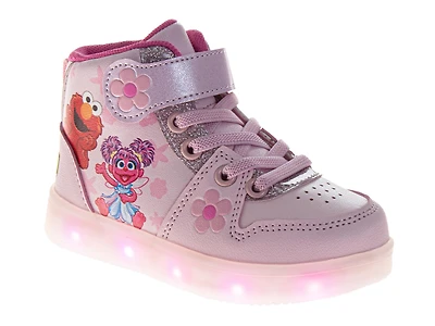 Sesame Street Little Girls Comfortable Casuals Sneaker