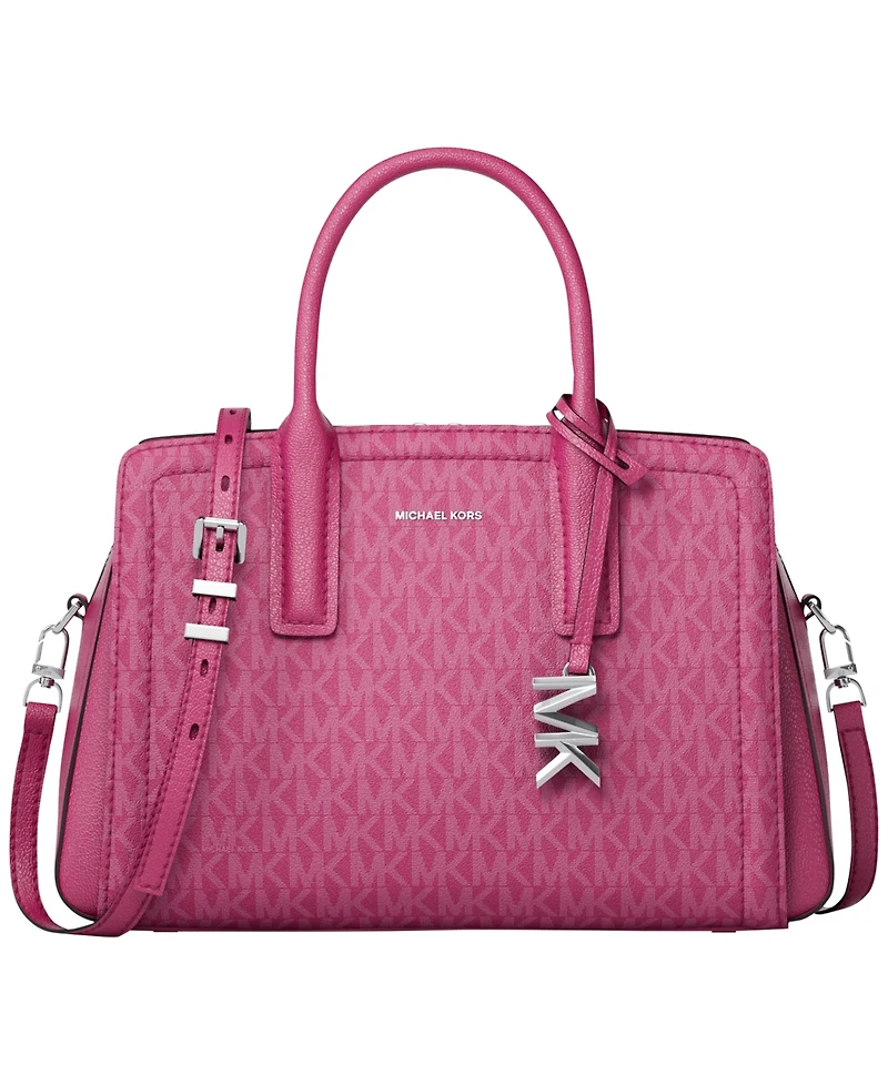 Michael Kors Laila Small Signature Logo Satchel