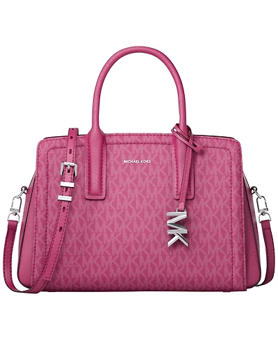 Michael Kors Laila Small Signature Logo Satchel