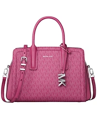 Michael Kors Laila Small Signature Logo Satchel