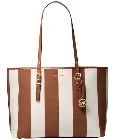 Michael Michael Kors Striped Quinn Extra-Large East West Tote Handbag