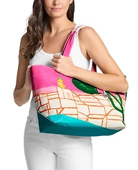 Michael Michael Kors Cotton Extra-Large Tote Handbag