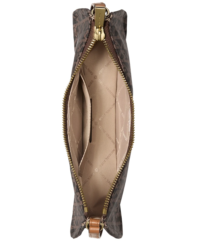 Michael Michael Kors Signature Zadie Small East West Crossbody Handbag