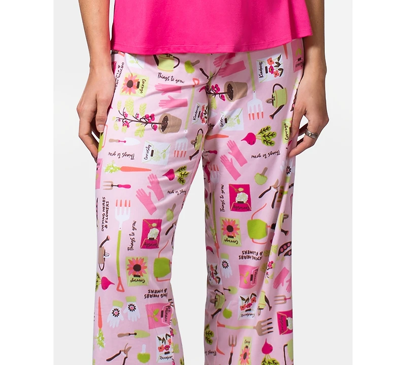 Hue Women's Mama Jama 3 Piece Pj Set