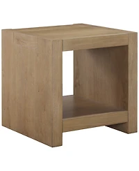 Macai 24" Wood Square End Table