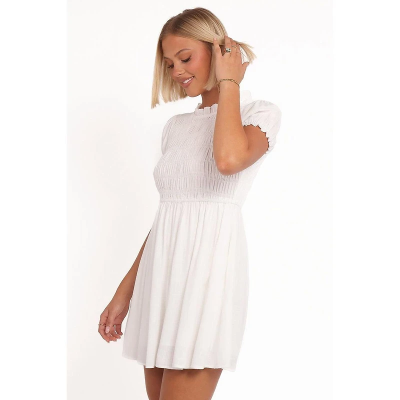 Petal and Pup Women's Emari Puff Sleeve Mini Dress