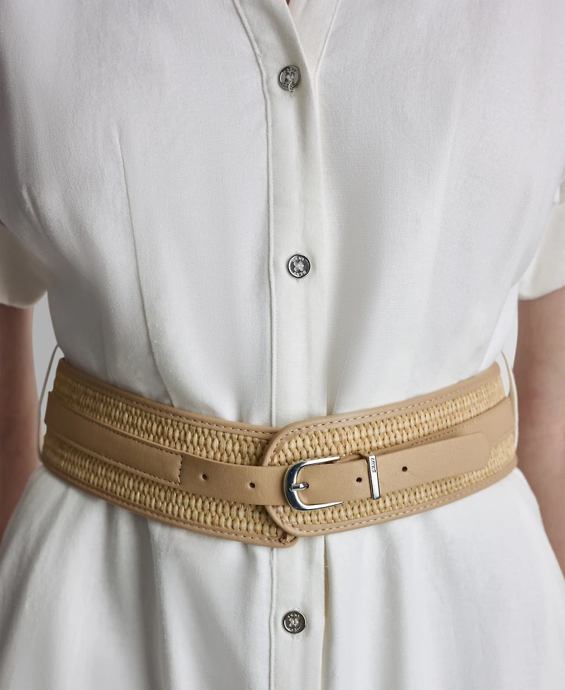 Dkny Women's Relaxed Short-Sleeve Collared Shirt Dress