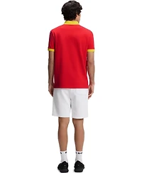 Boss by Hugo Men's Paddy Spain Country Flag Trim Polo Shirt