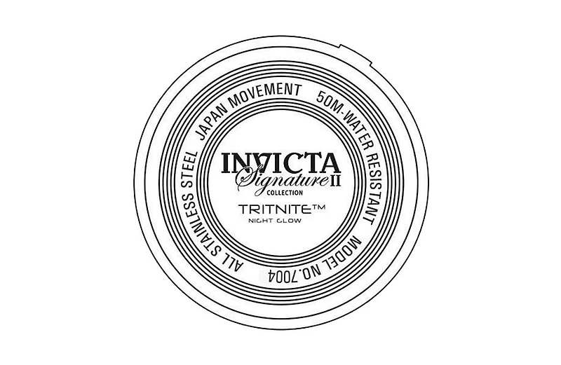 Invicta Men's 7004 Signature Quartz Chronograph Dial Watch