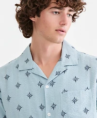 Sun + Stone Men's Carlos Printed Short-Sleeve Camp Shirt, Macy's Exclusive