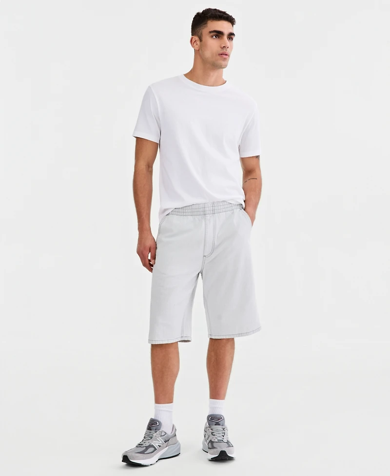 Sun + Stone Men's Lisbon Cotton Pull-On Shorts, Macy's Exclusive