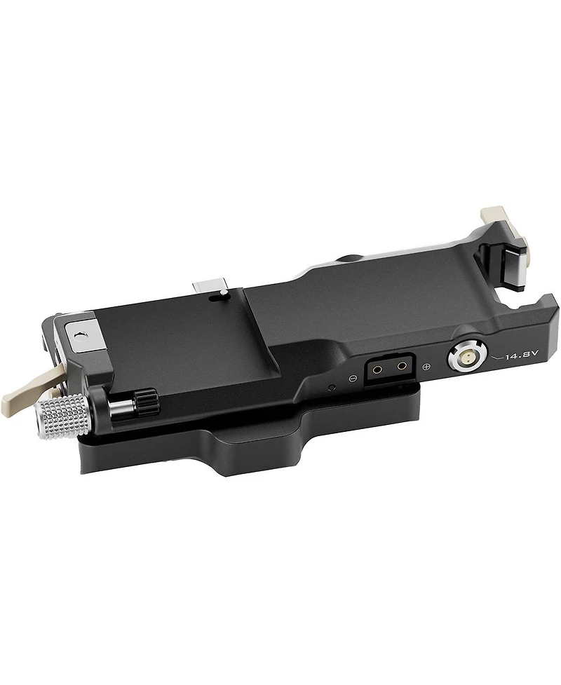 Tilta Power Pass-Through Plate with Gold Mount Battery Plate for Dji Ronin, Black