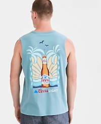 Sun + Stone Men's Cotton Coors Graphic Muscle Tank Top, Macy's Exclusive
