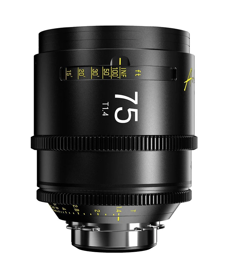 Dzofilm Arles Prime Cine 6-Lens Kit with 18mm, 25mm, 35mm, 50mm, 75mm and 100mm T1.4 Lens for Pl Mount, Feet