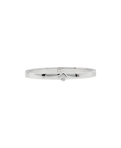 kate spade new york Silver Plated Thin Enamel Bangle Bracelet