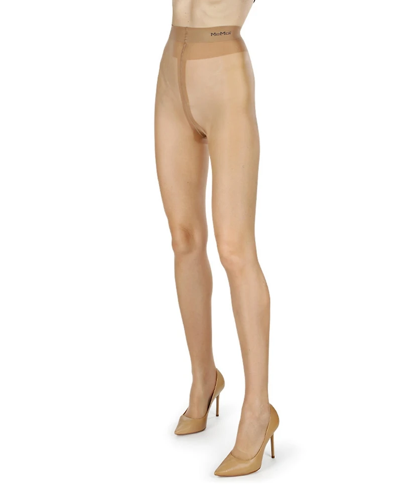 MeMoi Women's Nudes Ultra Bare Non-Control Top Luxe Pantyhose