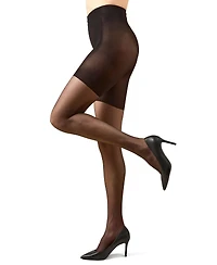 MeMoi Women's Nudes Ultra Bare Micronet Mid Toner Control Pantyhose