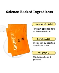 Timeless Skin Care 10% Vitamin C + E Ferulic Acid Serum Single Use Pouches