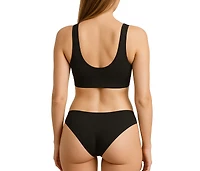 Lands' End Women's Lands Full Coverage Bra Cotton Comfort Seamless Basics, Nude, X-Large