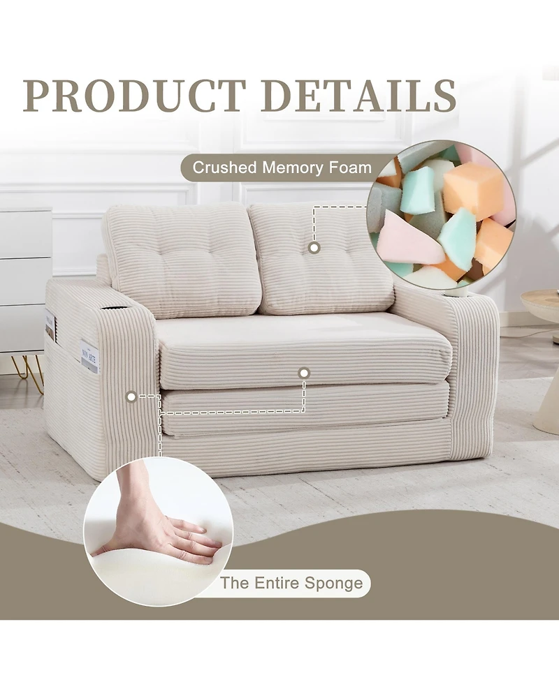 Rainsken Convertible Sofa Bed