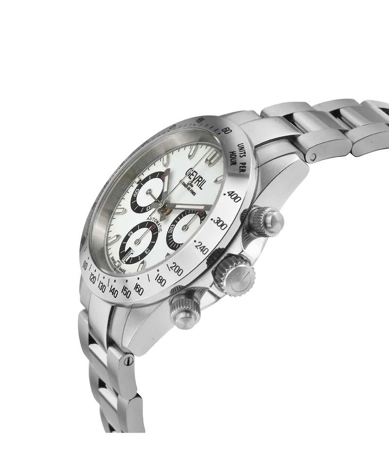 Gevril Men's New Amsterdam Swiss Automatic Bracelet Watch