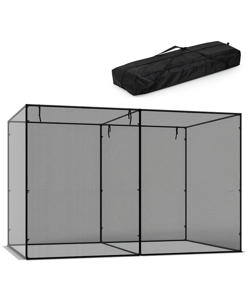 Sugift Crop Cages with Ground Stakes for Garden Plant Support