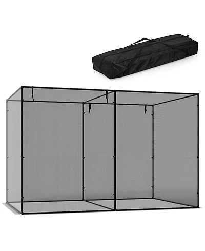 Sugift Crop Cages with Ground Stakes for Garden Plant Support