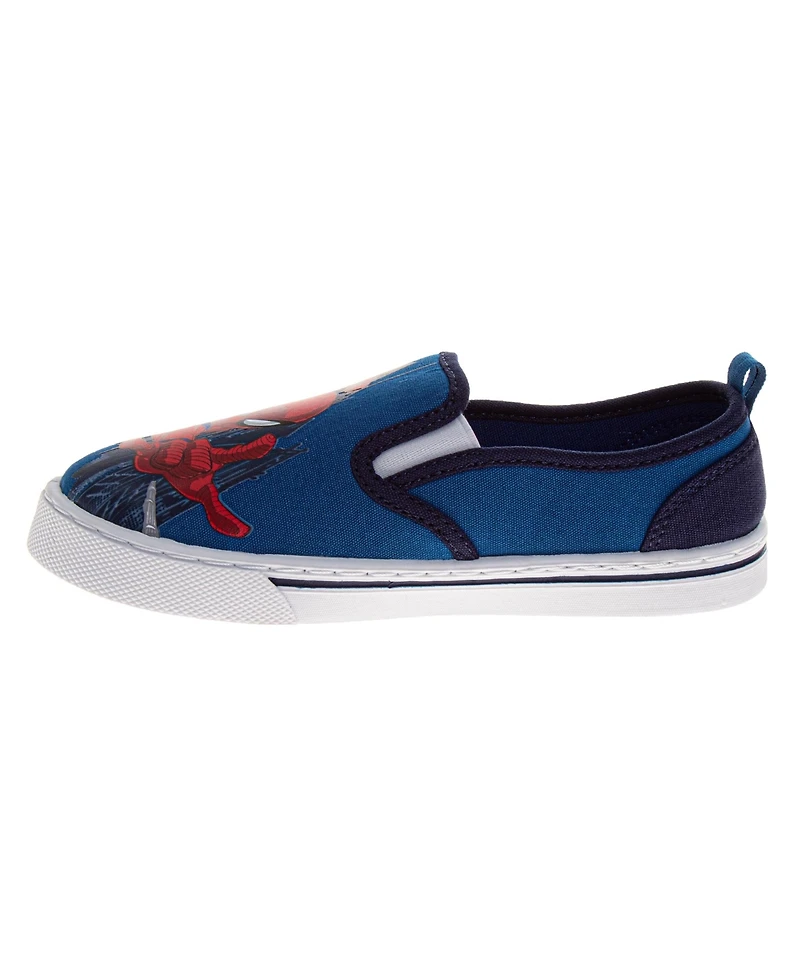 Spider-Man Big Boys Marvel City Guardian Slip On Canvas Shoes