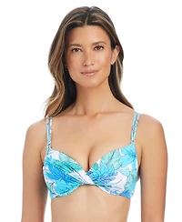 Bleu by Rod Beattie Women's Riviera Retreat Underwire Molded Cups Bikini Top