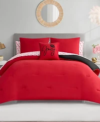 Juicy Couture Glam Girl Reversible Bed in a Bag 8-Pc. Comforter Set
