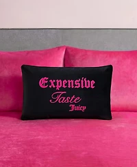 Juicy Couture Shaped Decorative Pillow, 14" x 24"