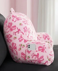 Juicy Couture Ultra-Soft Backrest Pillow, 30" x 21"