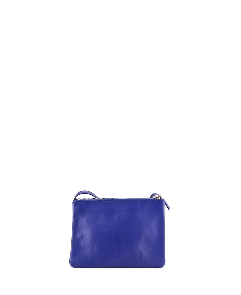 Pre-Owned Celine Small Trio Crossbody Bag Leather