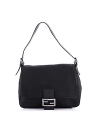 Pre-Owned Fendi Large Mama Forever Bag Zucchino Canvas