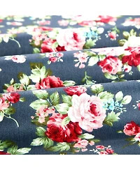 Gnuadz 3 Pieces 3 Yards 62 Inch Floral Cotton Fabric Pattern Quilting Bundle Sewing Crafting Diy