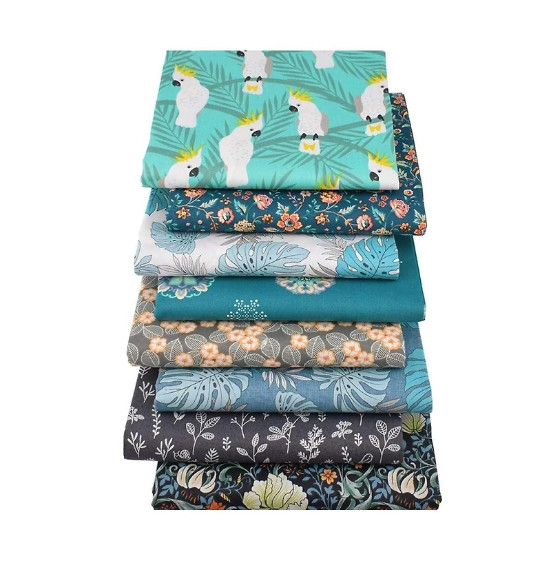 Gnuadz 50pcs 10" Cotton Fabric Squares Floral Patchwork Quilting Diy Craft